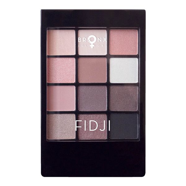 Bronx Colors 12 Colour Eyeshadow Palette - FIDJI