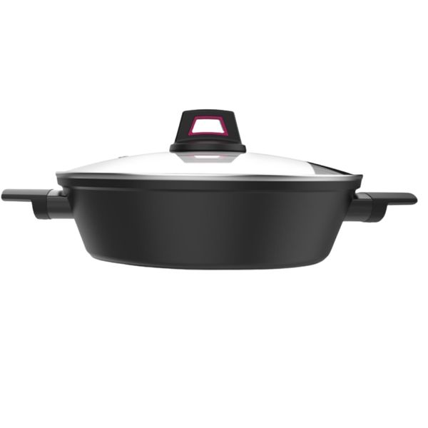Taurus "Best Moments" Forged Black Casserole - 28cm, 4.2L, Low Pot