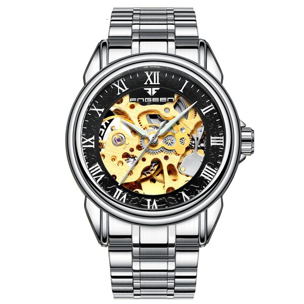 Waterproof Men Business Mechanical Movement Watch Casual Wristwatch