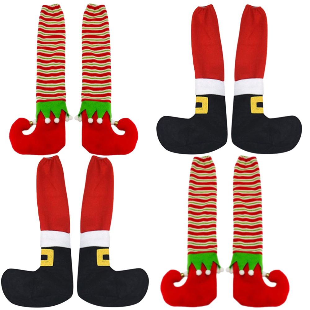 Home Decor Christmas Sock Table Chair Leg Protection Cover Set Of 4 Pairs