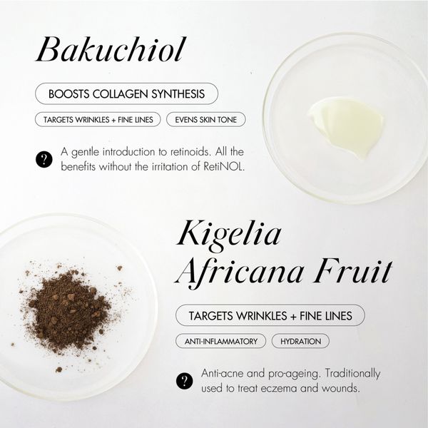 SKOON. BAKU-GLOW 1% Bakuchiol Face Cream REFILL 30ml - Retinol Alternative