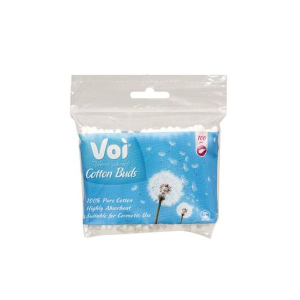 Voi cotton earbuds - 100pce in zipbag