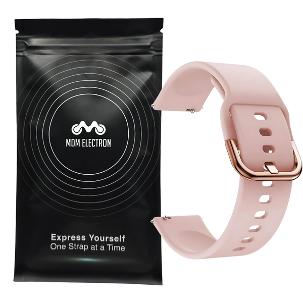 Silicone Strap Compatible with the Garmin Vivoactive 6-Pink