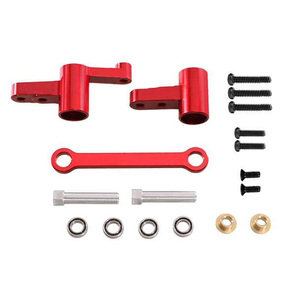 Steering Assembly Shaft Kit for Mjxhyper Go 14209 1/14 Rc Car Silver