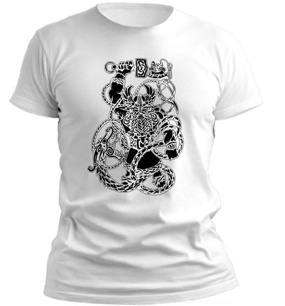 PepperSt White T-Shirt – Norse God Fishing
