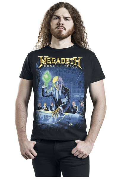 Rock Ts Megadeth - Rust In Peace Vintage