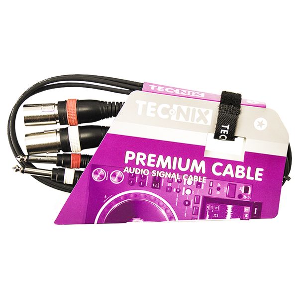 Tecnix Dual XLR Male to Dual 1/4'' Mono Jack - 1. 5m