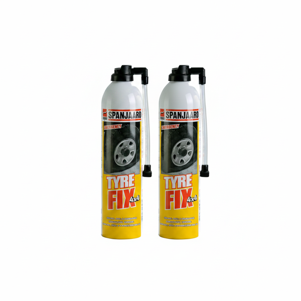 Spanjaard 600ml Emergency Tyre Inflator Spray for 4x4 Vehicles - 2 Pack