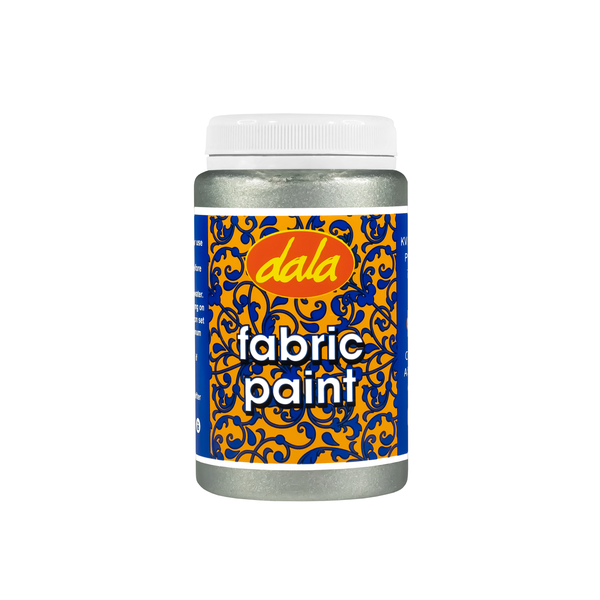 Dala Fabric Paint Metallic Silver 250ml