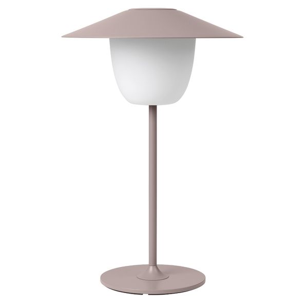 Blomus Lamp - Mobile Rechargeable LED 3-in-1 Light - Mauve-Brown ANI LAMP