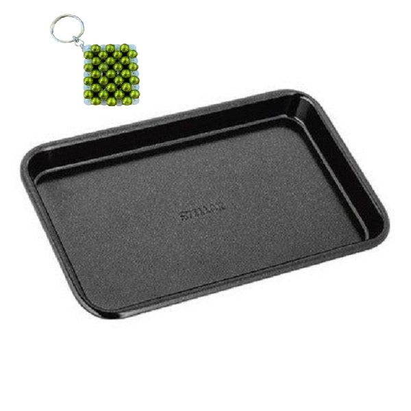 Matte Black Plain Baking Tray - Versatile Oven Essential &amp; A Key Holder