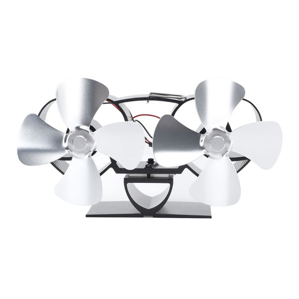 Dual Head Fan Aluminum Alloy Replacement Four Bl image