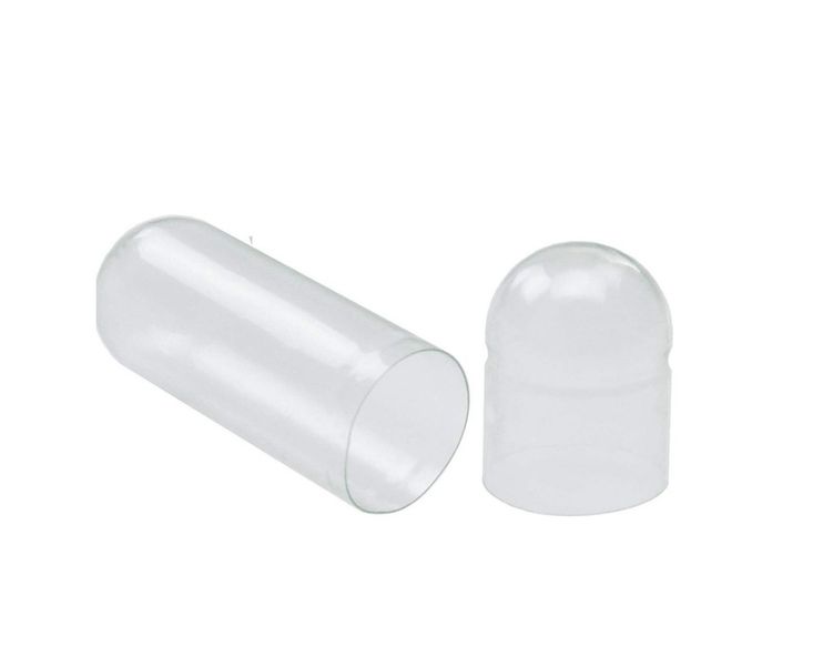 1000 Separated Size 00 Empty Gelatin Capsules (Clear)