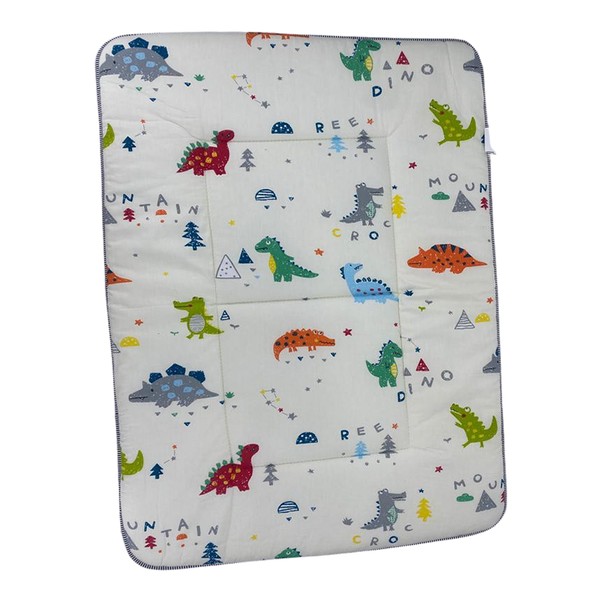 Multipurpose Baby Mattress PP-5 Dinosaurs White