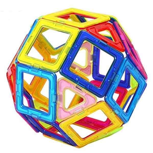 48 Piece Children's Magnetic STEM Educational Construction Building Blocks