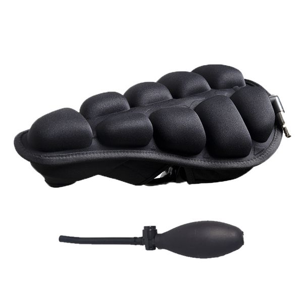 3D Soft Air Bicycle Seat Cushion Inflatable Airbag Saddle Seat Cover