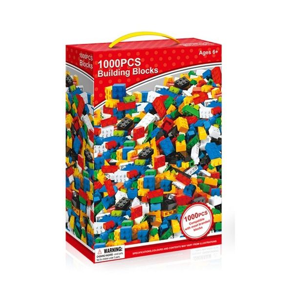 Set of 1000 Piece ANV Children's Early Educational Colorful Building Blocks