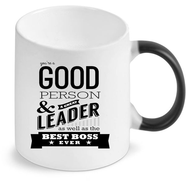 Best Boss Ever Boss's Day Birthday Christmas Magic Colour Changing Gift Mug