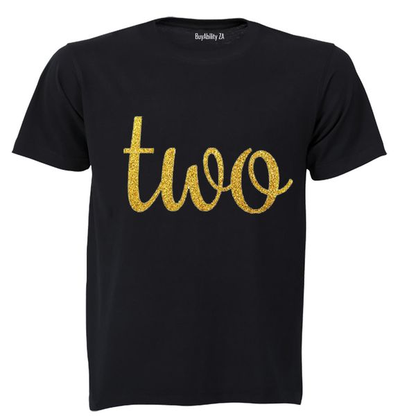 Glitter Gold - Kids - T-Shirt - Black image