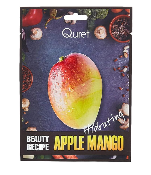 Quret Sheet Mask 25g, Apple Mango