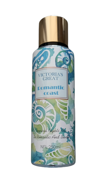 Victoria's Romantic Coast Body Mist.