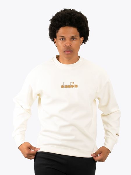 Diadora Cleo Mens Cream Sweat Top