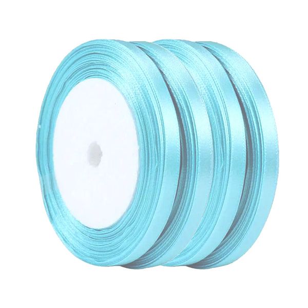 Satin Ribbon - 6mm Width - sky blue- 88m - Bows and Wrapping