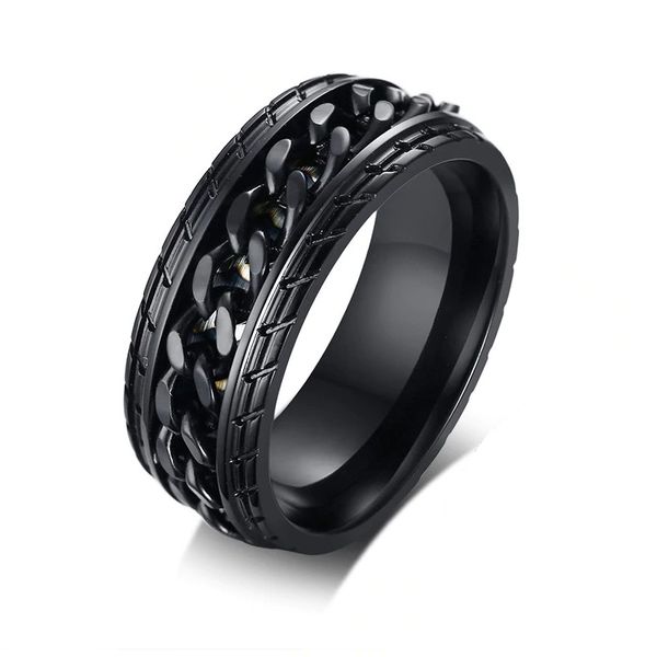 Stainless Steel Revolve Ring