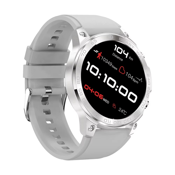Smart watch for men with AMOLED Large scree, 400 mAH battery,Gray