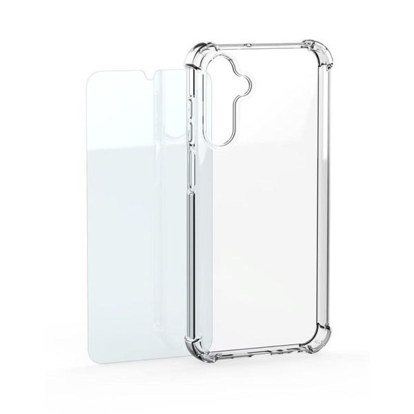 Mobeen Cover + Tempered Glass 2In1 Kit Compatible With Samsung Galaxy S25Fe