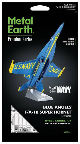 Metal Earth Premium Series Blue Angles F/A-18 Super Hornet