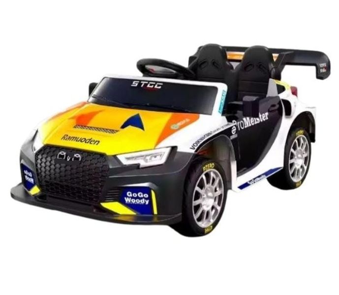 Children's Electric Ride-On Car - Racing Design with Dual Seat