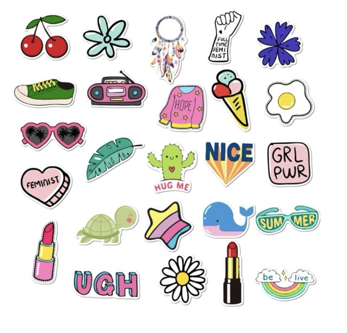 50 Pieces Mixed Cartoon Stickers | Shop Today. Get it Tomorrow ...