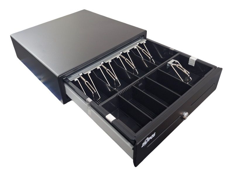 ZAPOS ZA-405 Cash Drawer 24V, RJ11,4-Bill/6-Coin, Heavy-Duty