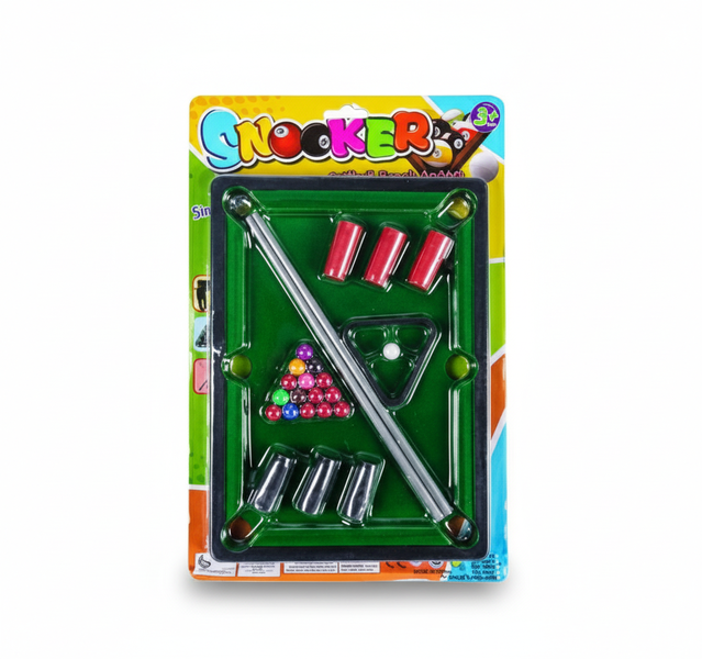 Tabletop Game Pool Table - Compact 25x32 cm for Casual Play