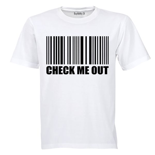 Check Me Out - Mens - T-Shirt - White