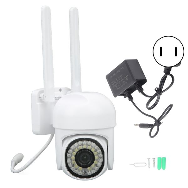 2.4G WiFi 1080p IP66 Security Cam: Night Vision, Motion Alert, Audio