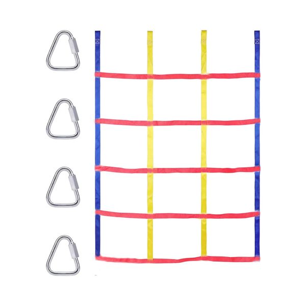 Climbing Net for Kids Outdoor Climbing Cargo Net Rope Ladder Net Swingset