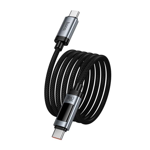 240W USB-C Charging Cable 1.2m Compatible Macbook With Digital Disply-hoco.