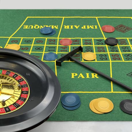 5 in 1 Casino Game Set Roulette, Poker, Black Jack, Craps, Poker