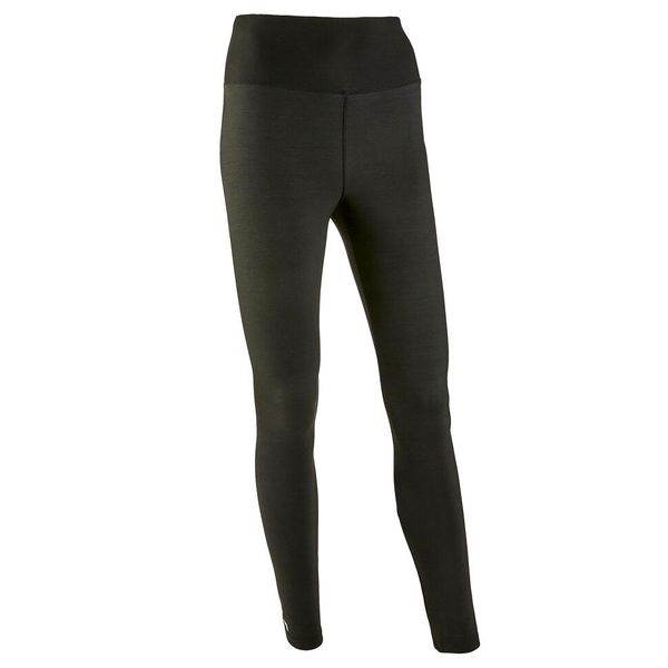 Domyos Women's Phone Pocket Fitness High-Waisted Leggings - Black