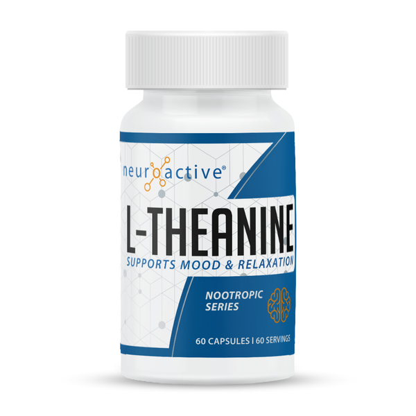 NeuroActive L-Theanine 100mg - Stress &amp; Focus Support - 60 Servings