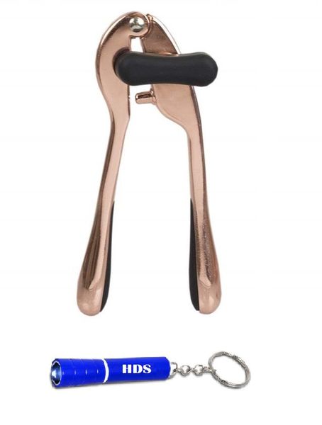 TMH Rose Gold Can Opener with HDS Branded Keyring Torch