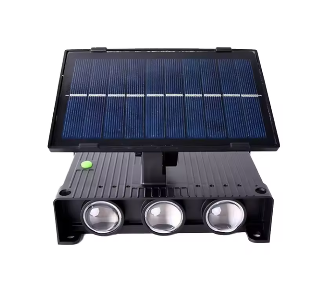 IPSTYLE Solar Wall Lamp Outdoor Lighting Wall Washing Lamp Garden Courtyard