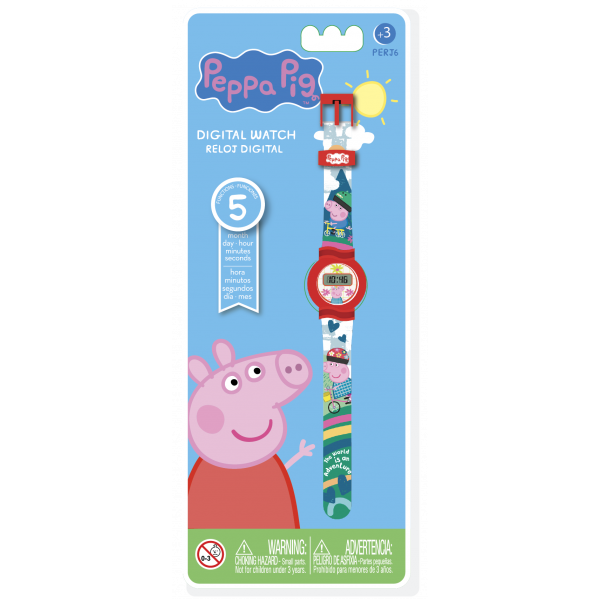 Peppa Pig - 5 Function LCD Watch