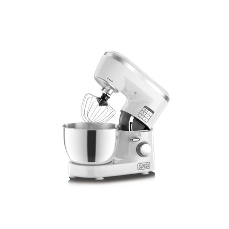 Black Decker 1000W 6 Speed Stand Mixer with Stainless Steel Bowl