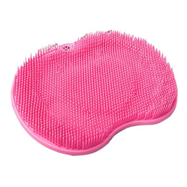 Shower Foot and Back Scrubber and Massaging Mat Pink