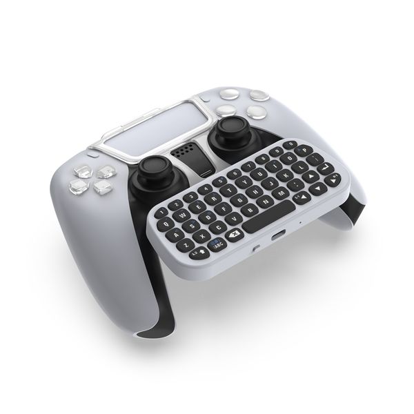 DW Dobe Wireless Mini Keyboard With Clip For PS5 Controller