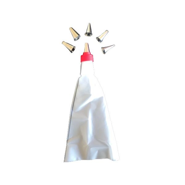Piping Bag &amp; 6 Nozzles