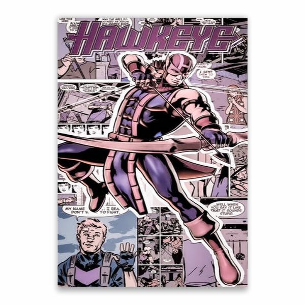 Hawkeye Comic Books Poster - A1
